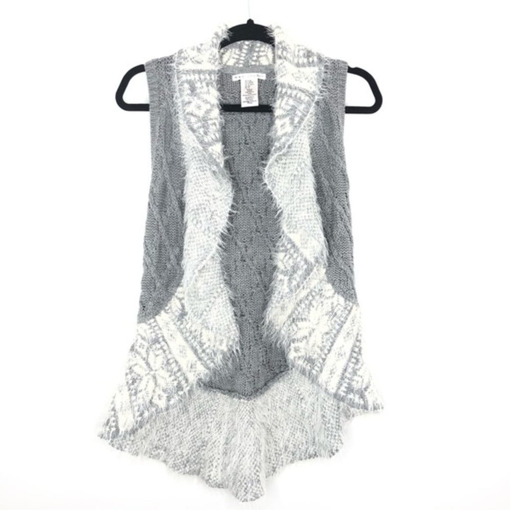 Max Studio Sweater Vest Grey Size L (14)